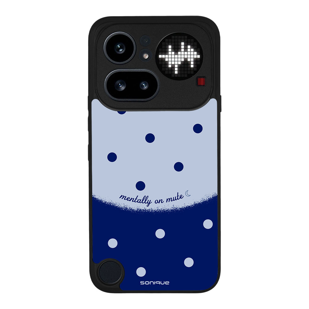 Θήκη Sonique Delulu Polka Era Series για Nothing Phone 4a Pro Blue Mentally