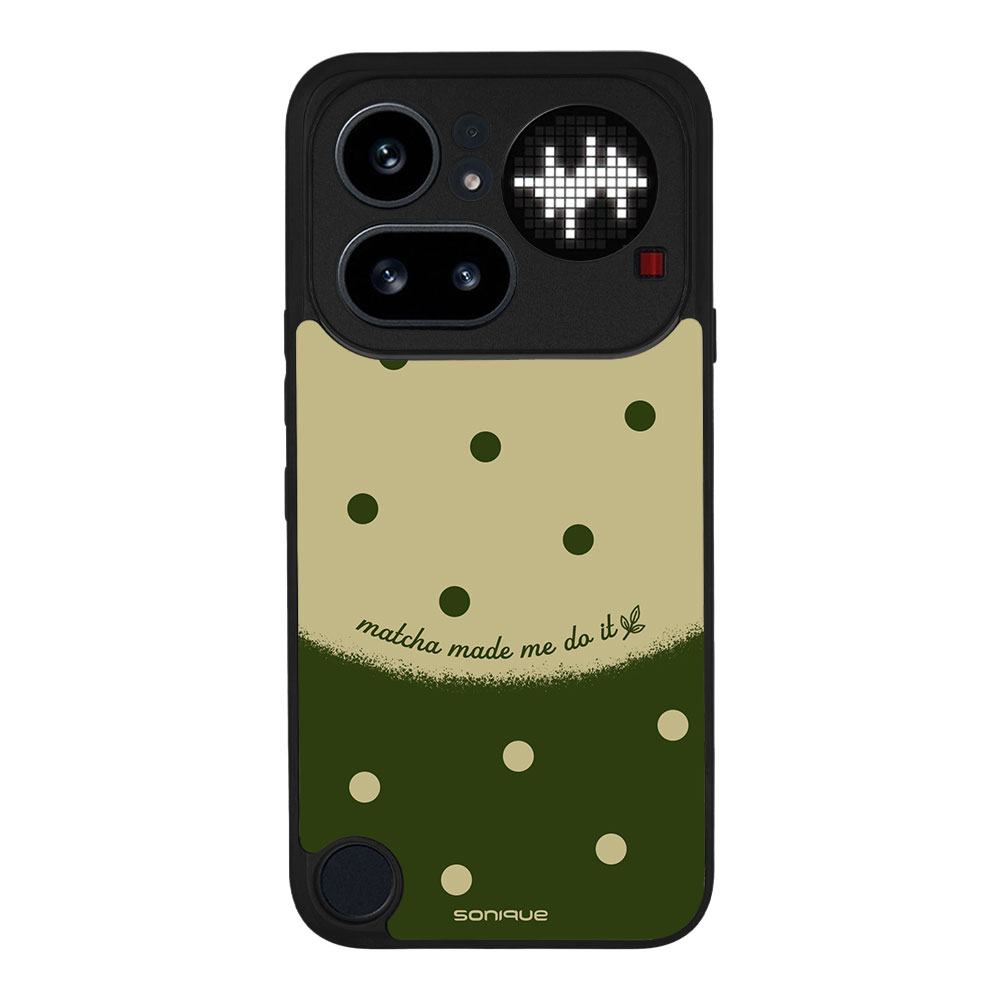 Θήκη Sonique Delulu Polka Era Series για Nothing Phone 4a Pro Delulu Matcha