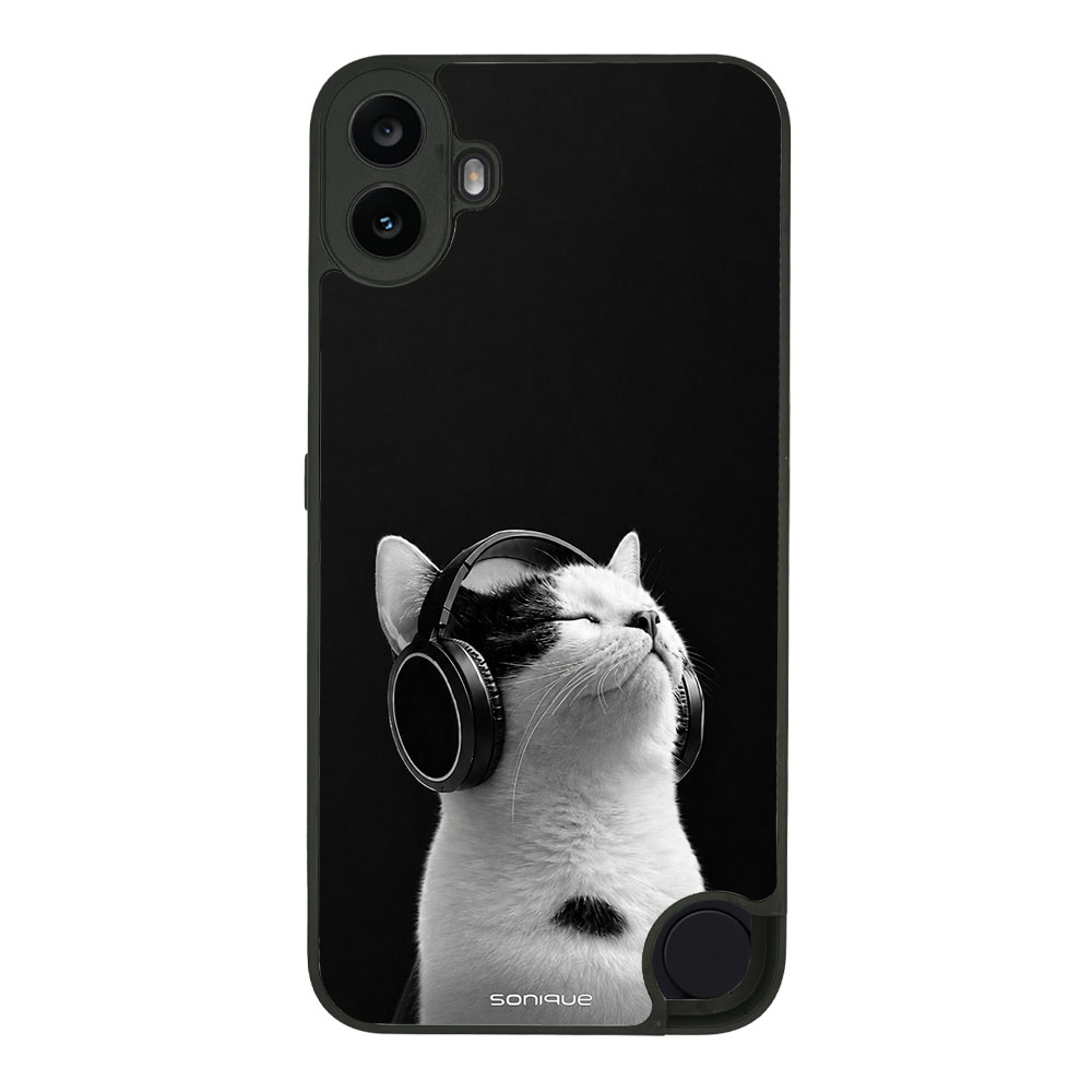 Θήκη Sonique Men's Edition για Nothing CMF Phone 1 5G Audio Kitten - White