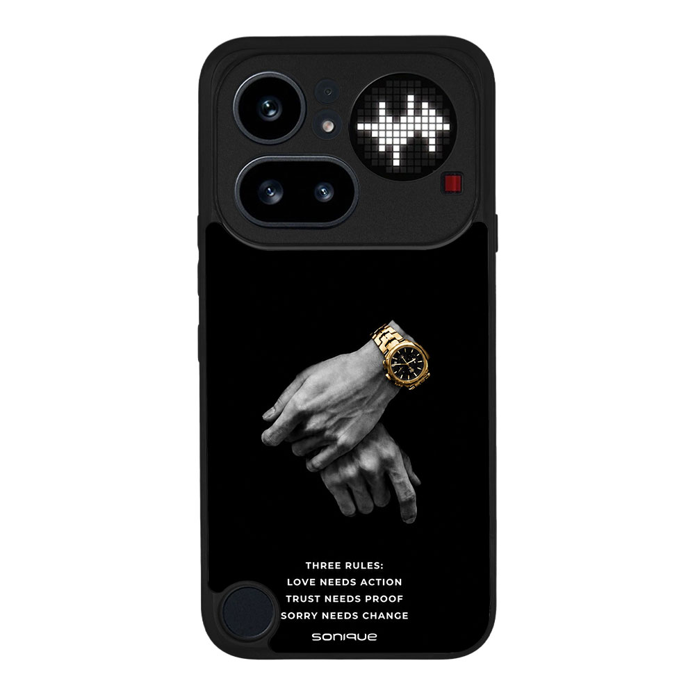 Θήκη Sonique Men's Edition για Nothing Phone 4a Pro Three Rules