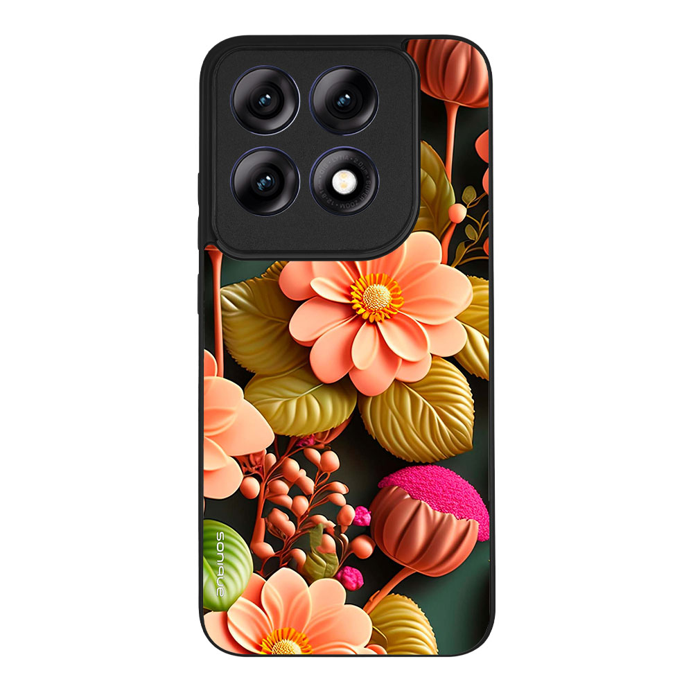 Θήκη Sonique 3D Flower Series για Motorola Edge 70 Pro 5G Σομόν