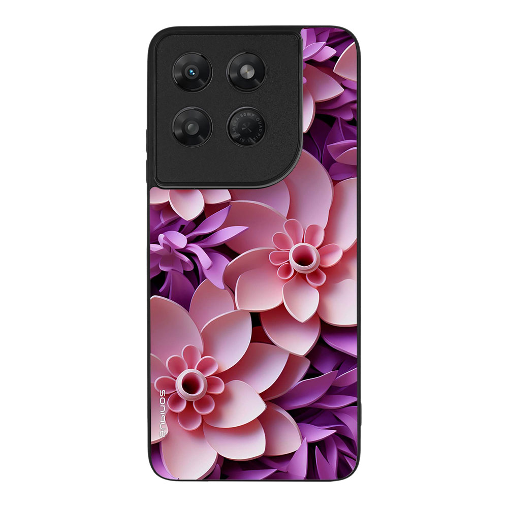 Θήκη Sonique 3D Flower Series για Motorola Moto G37 5G / Moto G37 Power 5G / Moto G47 5G Ροζ
