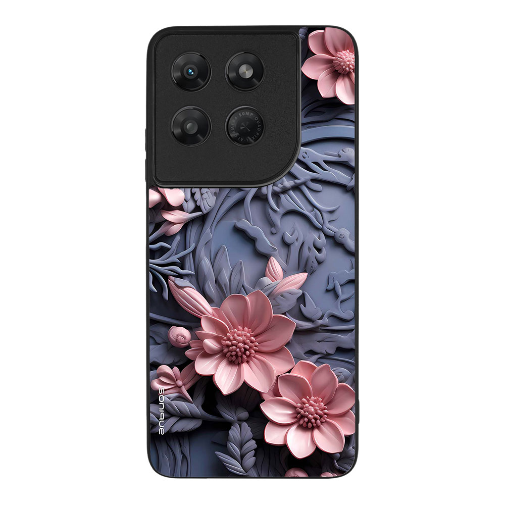 Θήκη Sonique 3D Flower Series για Motorola Moto G37 5G / Moto G37 Power 5G / Moto G47 5G Ροζ 02