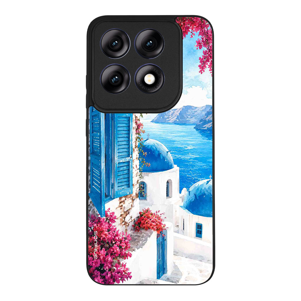 Θήκη Sonique Greek Island Muse Series για Motorola Edge 70 Pro 5G Σαντορινό Γαλάζιο
