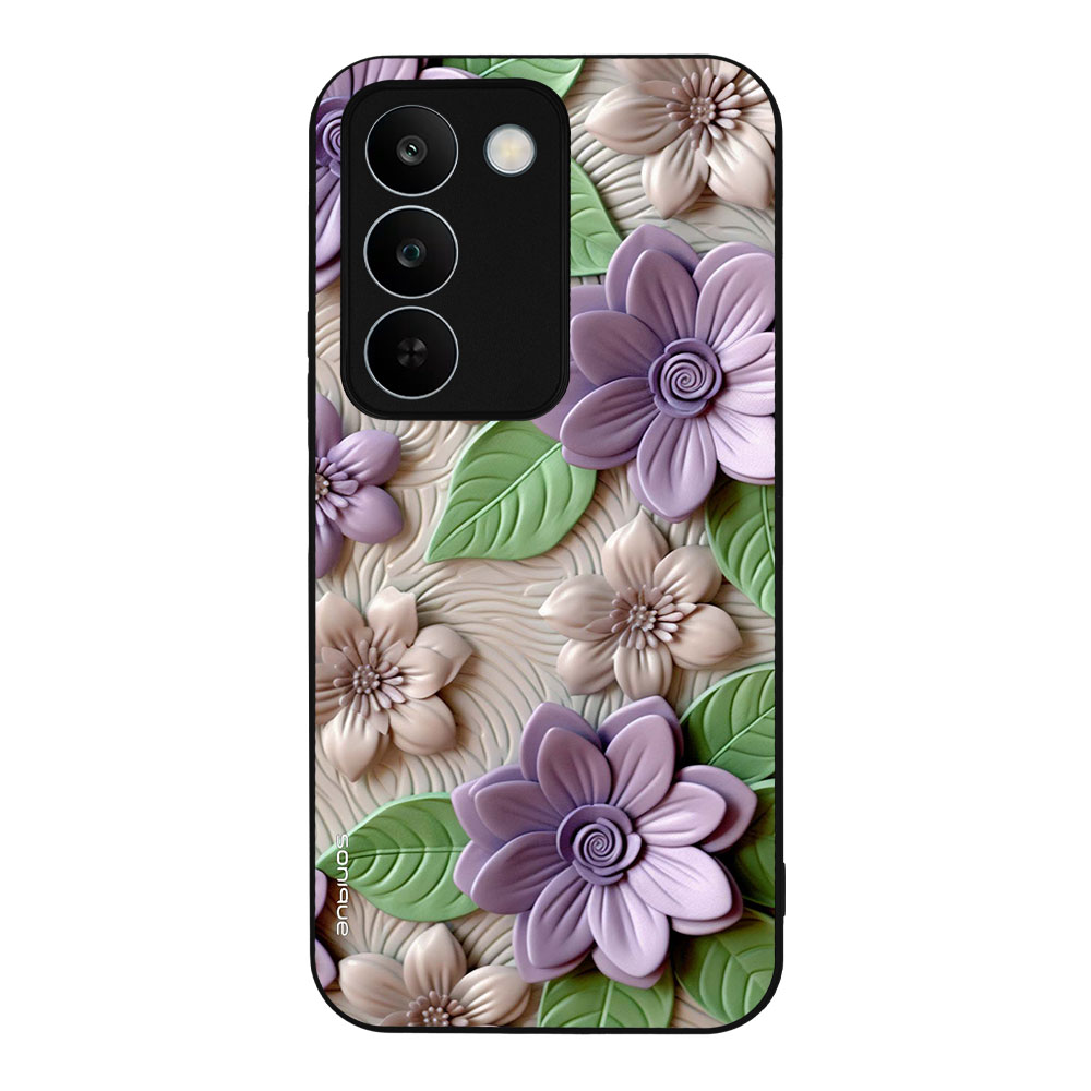 Θήκη Sonique 3D Flower Series για Realme C100 5G Βιολετί