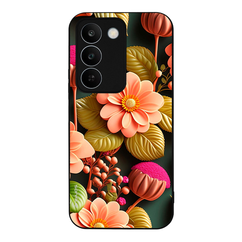 Θήκη Sonique 3D Flower Series για Realme C100 5G Σομόν