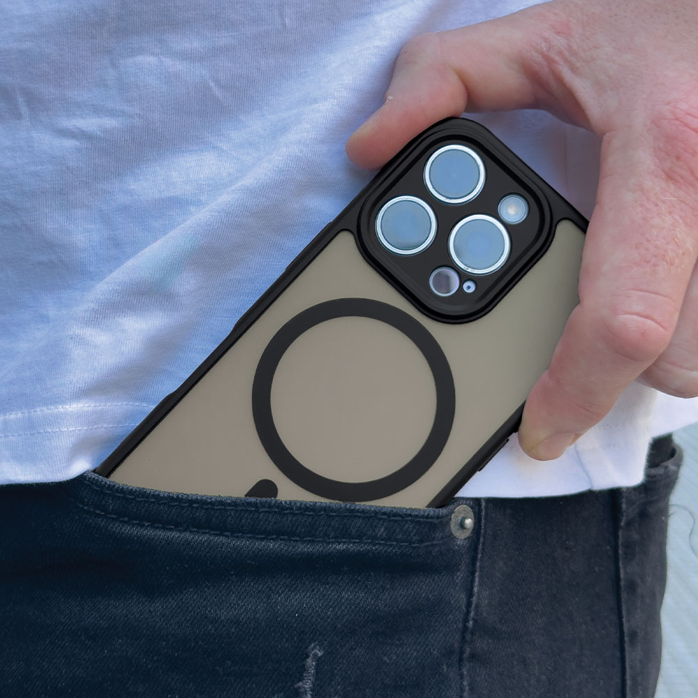 Θήκη Magnetic MagMatte Lens Sonique Motorola Edge 50 Neo 5G / Edge 60 Neo 5G Μαύρο