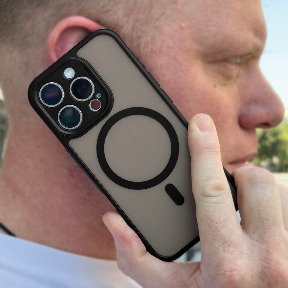 Θήκη Magnetic MagMatte Lens Sonique Motorola Edge 70 Fusion 5G Μαύρο