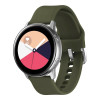 Λουράκι Σιλικόνης Universal Soft Band Sonique 22mm με Ασημί Κούμπωμα για Samsung, Huawei, Amazfit, Xiaomi, Honor Λαδί