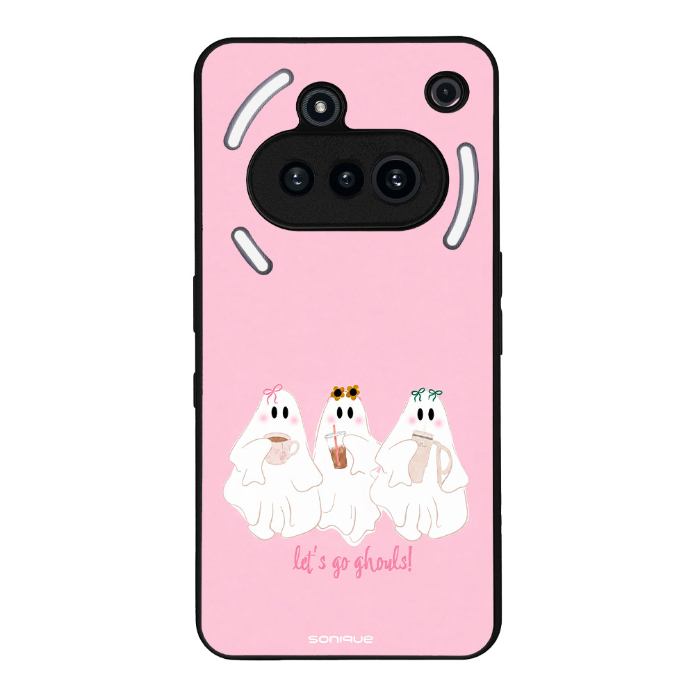 Θήκη Sonique Cozy Season Series για Nothing Phone 3a Ροζ Φαντάσματα