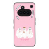Θήκη Sonique Cozy Season Series για Nothing Phone 3a Ροζ Φαντάσματα