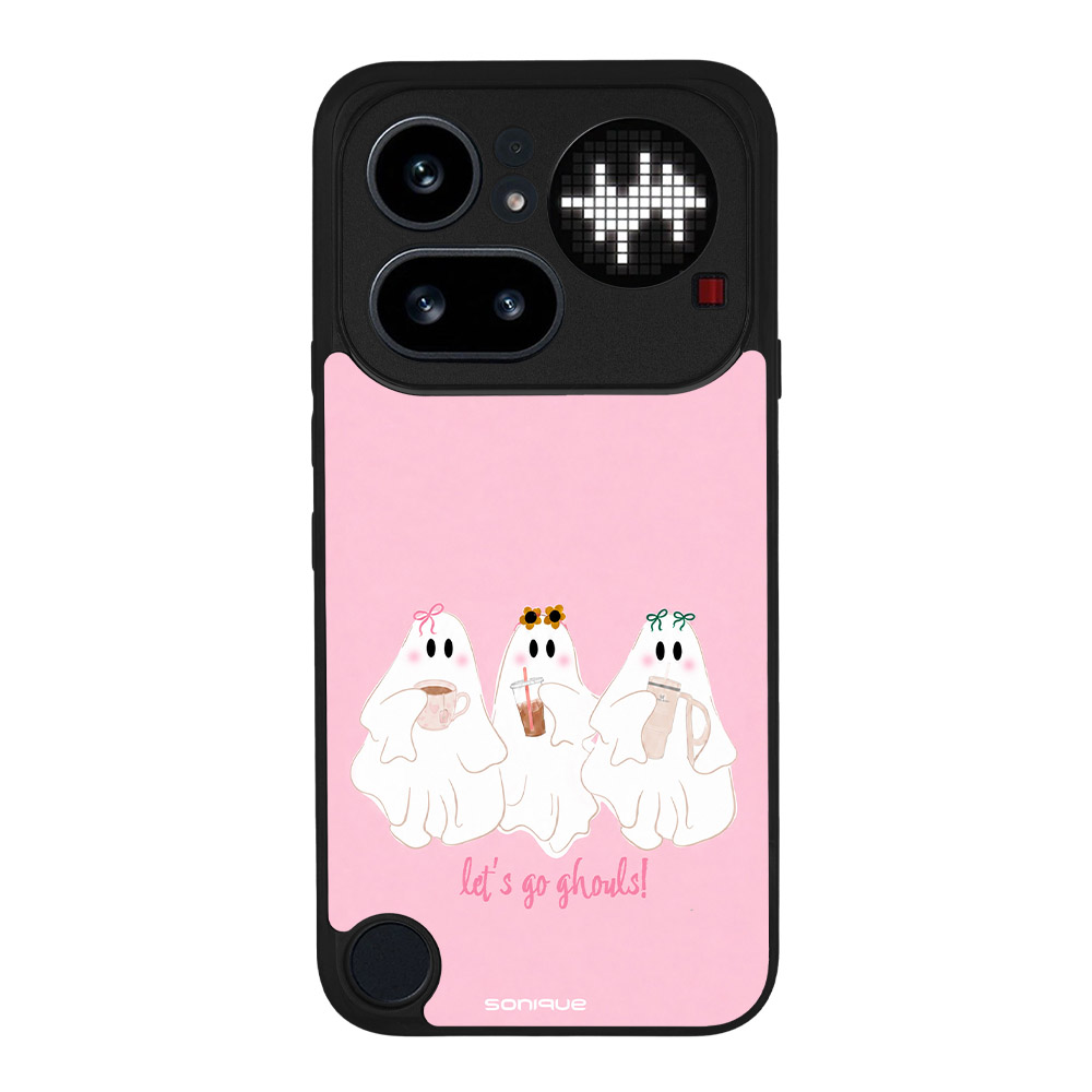 Θήκη Sonique Cozy Season Series για Nothing Phone 4a Pro Ροζ Φαντάσματα