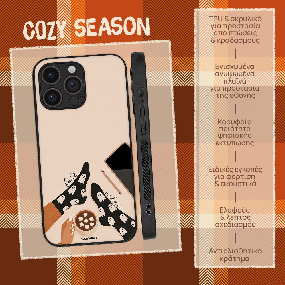 Θήκη Sonique Cozy Season Series για Google Pixel 10 5G / Pixel 10 Pro 5G Spooky Socks