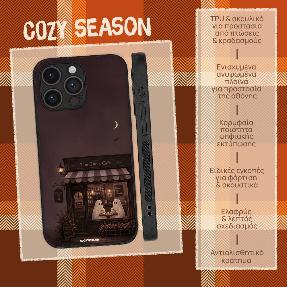 Θήκη Sonique Cozy Season Series για Google Pixel 10 5G / Pixel 10 Pro 5G The Ghost Cafe