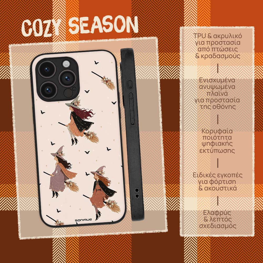 Θήκη Sonique Cozy Season Series για Google Pixel 8 5G Witches In Flight