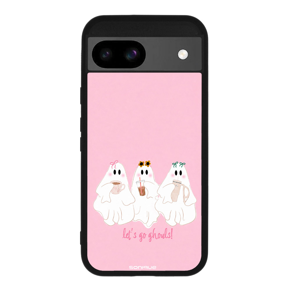 Θήκη Sonique Cozy Season Series για Google Pixel 8a 5G Ροζ Φαντάσματα