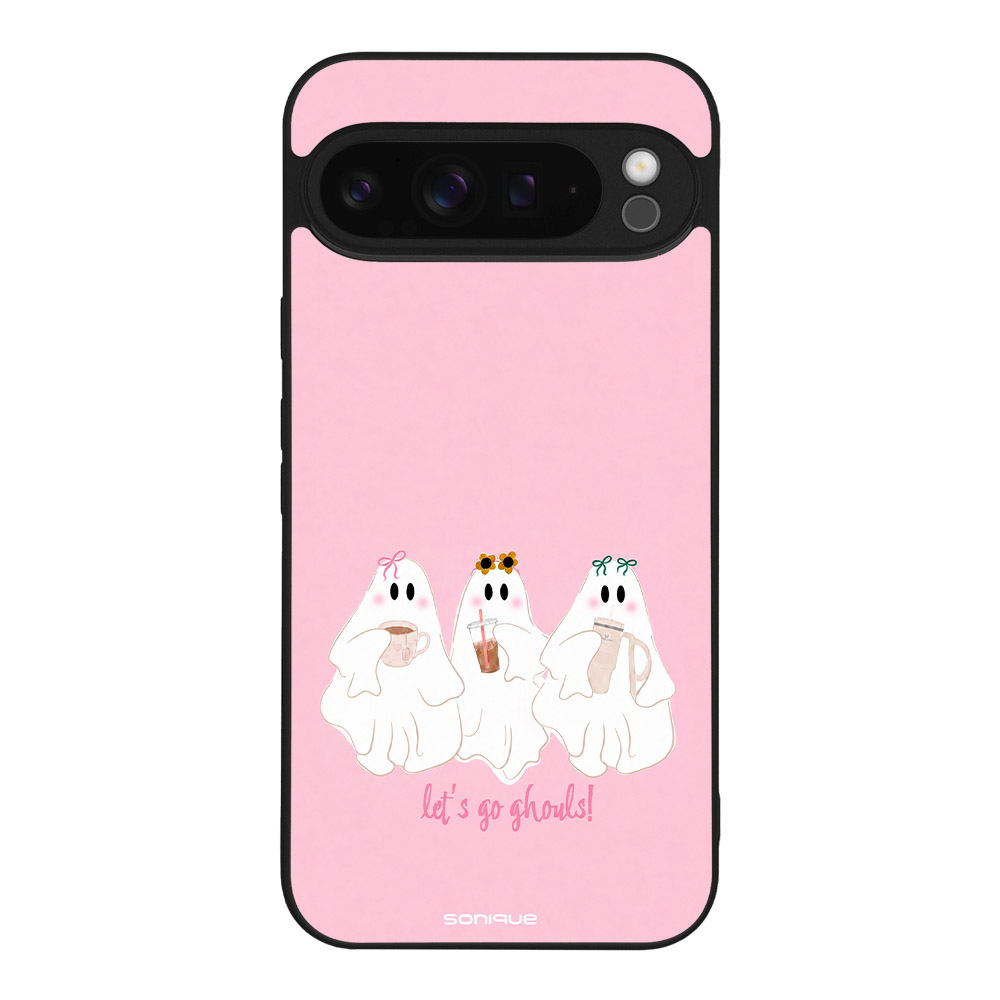 Θήκη Sonique Cozy Season Series για Google Pixel 9 Pro XL 5G Ροζ Φαντάσματα