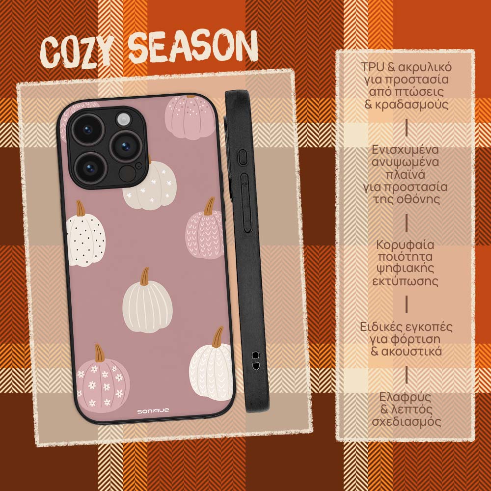 Θήκη Sonique Cozy Season Series για Huawei Mate 20 Lite Blush Pumpkins