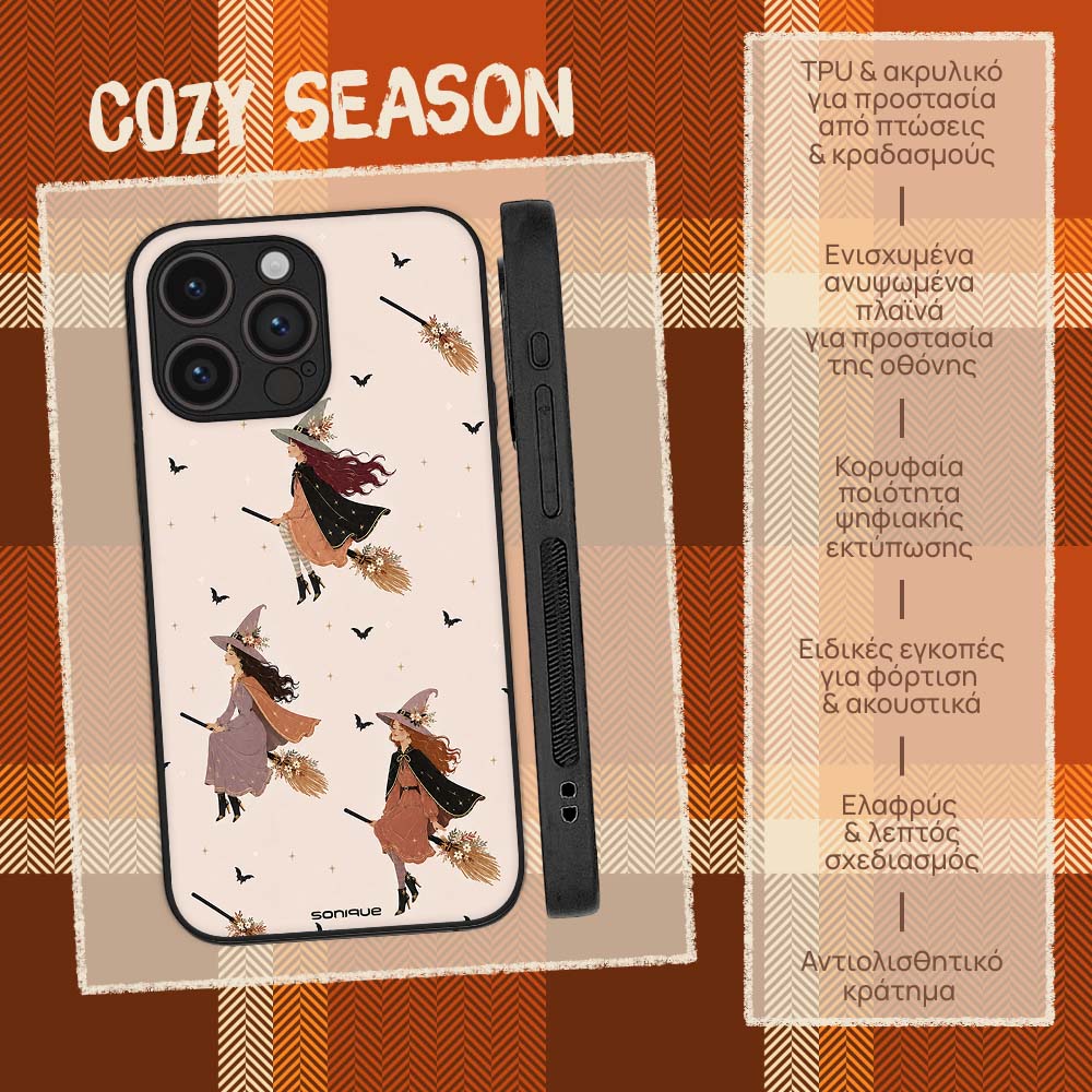 Θήκη Sonique Cozy Season Series για VIVO Y01 4G Witches In Flight