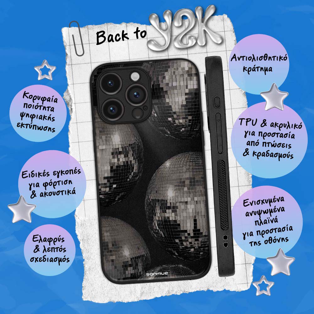 Θήκη Sonique Back to Y2K Series για Honor 200 Lite 5G Disco Ball