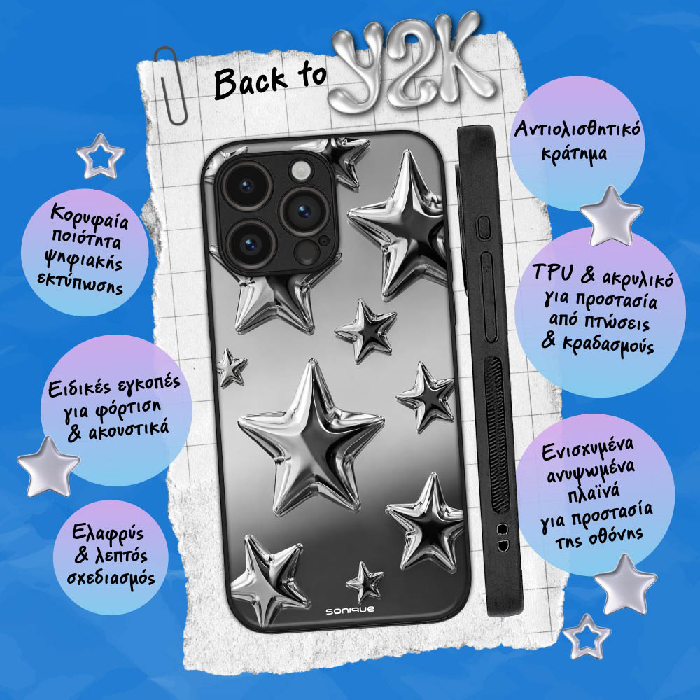 Θήκη Sonique Back to Y2K Series για Nothing Phone 3a Shiny Stars