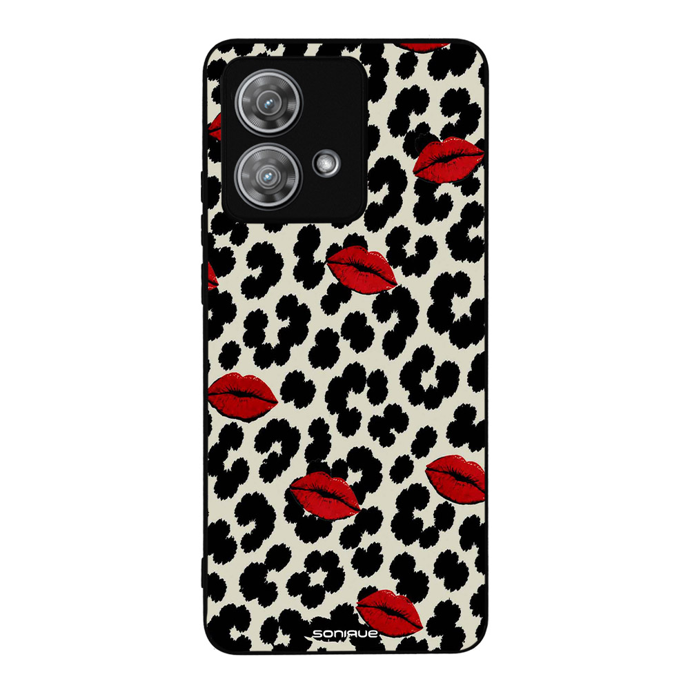 Θήκη Sonique Back to Y2K Series για Motorola Edge 40 Neo 5G Leopard Kiss