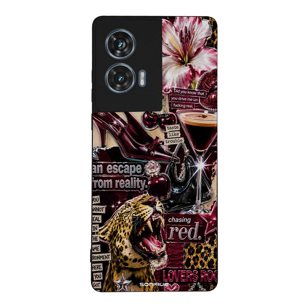 Θήκη Sonique Back to Y2K Series για Motorola Edge 50 Fusion 5G Chasing Red
