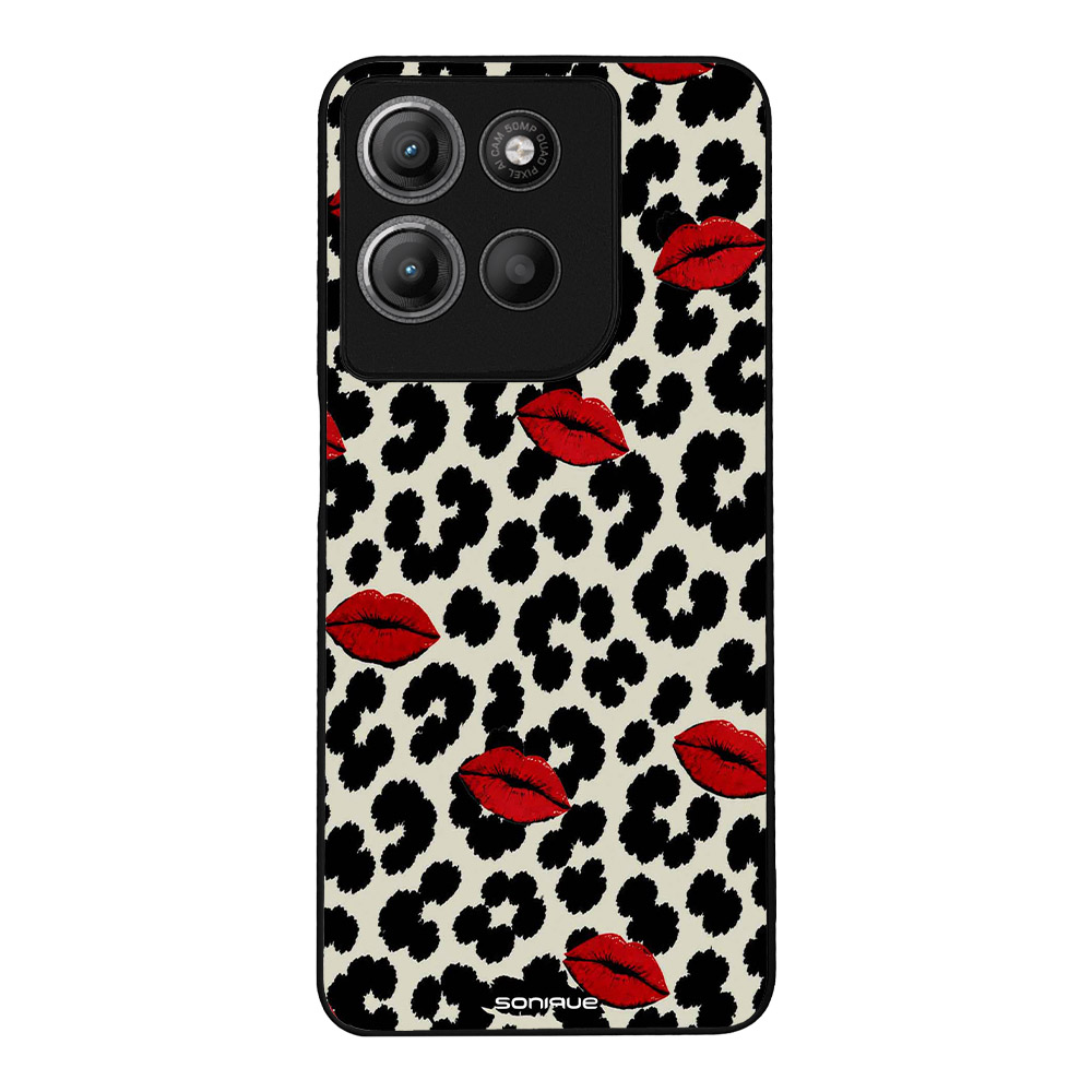 Θήκη Sonique Back to Y2K Series για Motorola Moto G15 4G / Moto G15 Power / Moto G17 5G / Moto G17 Power 5G Leopard Kiss