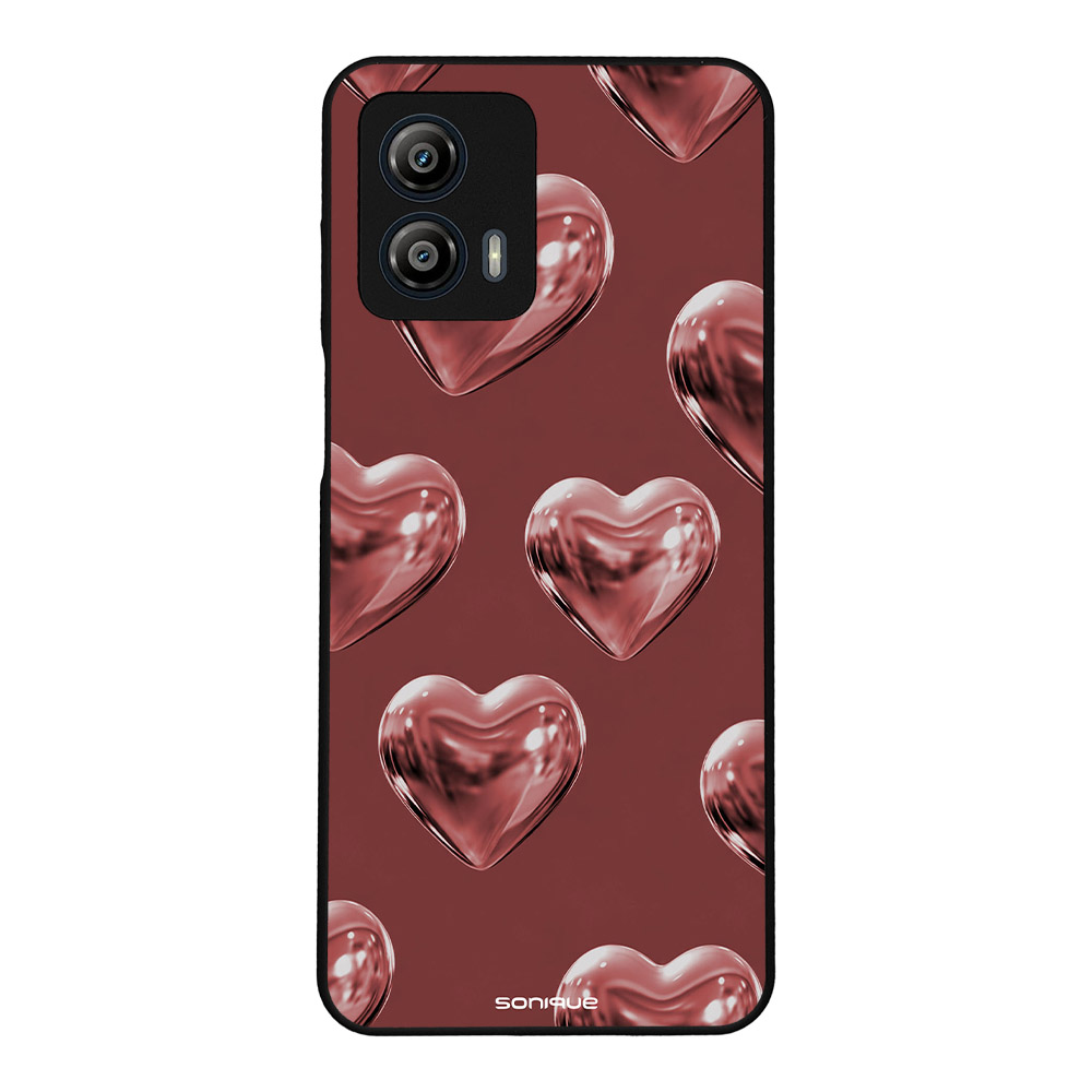 Θήκη Sonique Back to Y2K Series για Motorola Moto G53 5G Shiny Hearts