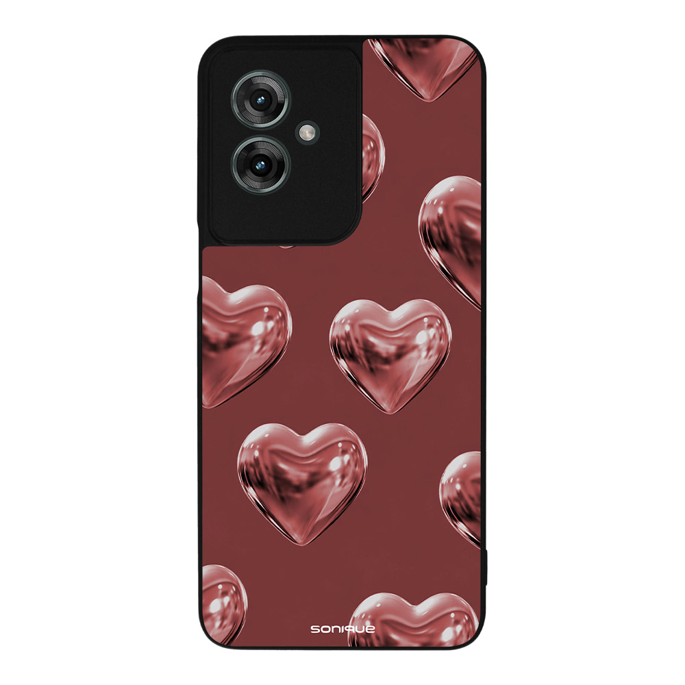 Θήκη Sonique Back to Y2K Series για Motorola Moto G55 5G Shiny Hearts