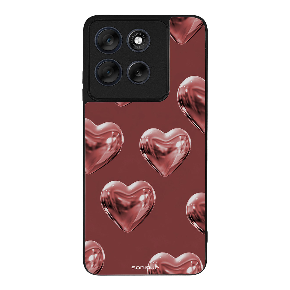 Θήκη Sonique Back to Y2K Series για Motorola Moto G56 5G Shiny Hearts