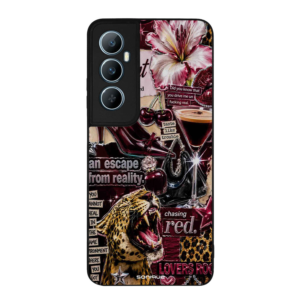 Θήκη Sonique Back to Y2K Series για Realme C65 4G Chasing Red