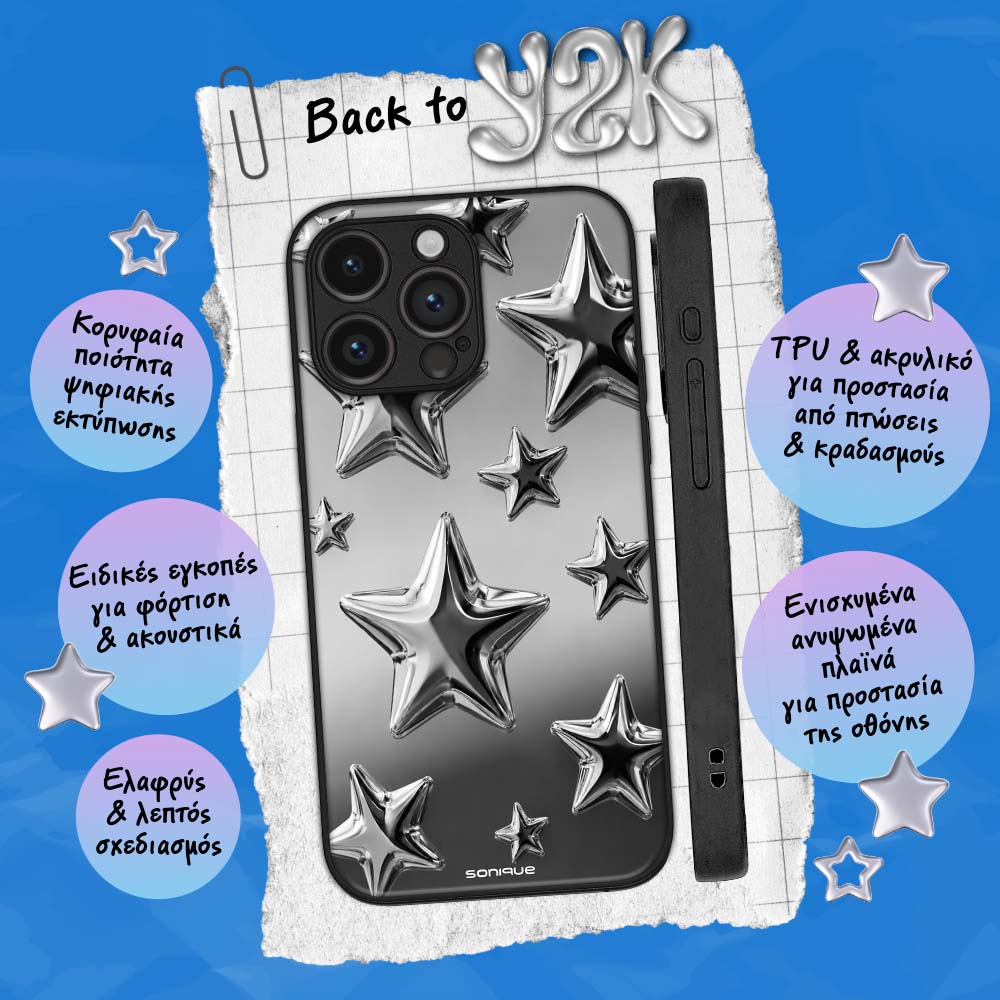 Θήκη Sonique Back to Y2K Series για Oppo A57 4G / Oppo A57s Shiny Stars