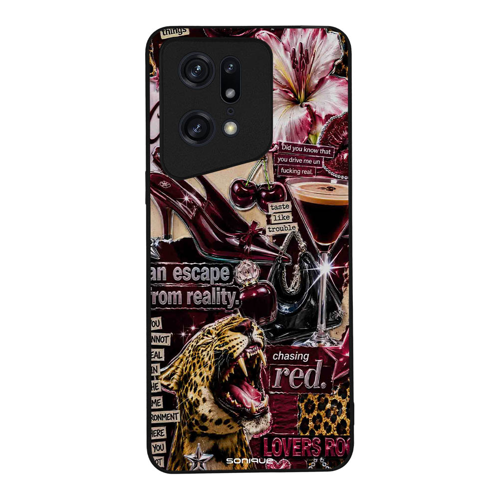 Θήκη Sonique Back to Y2K Series για Oppo Find X5 Pro 5G Chasing Red