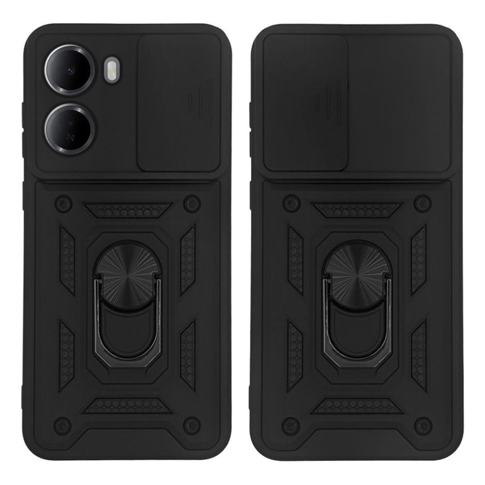 Θήκη Ring Armor CamPro Sonique για Xiaomi Redmi 15A 5G Μαύρο