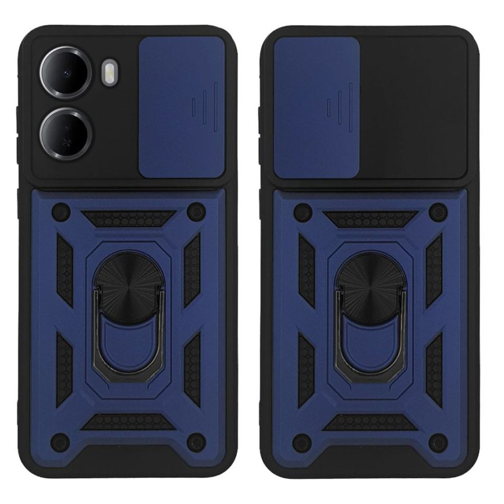Θήκη Ring Armor CamPro Sonique για Xiaomi Redmi 15A 5G Μπλέ