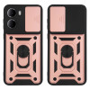 Θήκη Ring Armor CamPro Sonique για Xiaomi Redmi 15A 5G Ροζ Χρυσό