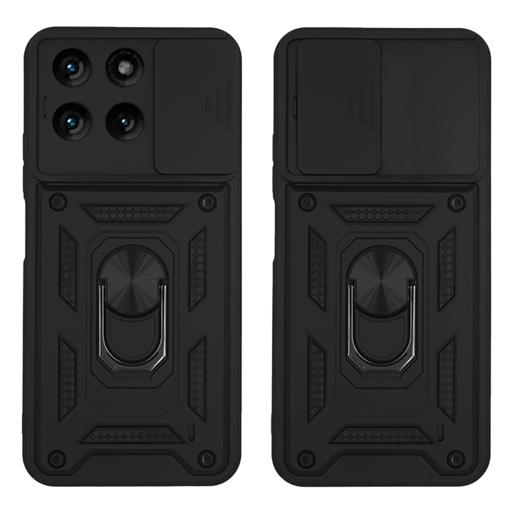 Θήκη Ring Armor CamPro Sonique για Motorola Edge 70 Fusion 5G Μαύρο