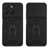 Θήκη Ring Armor CamPro Sonique για Motorola Moto G67 5G / Moto G77 5G Μαύρο