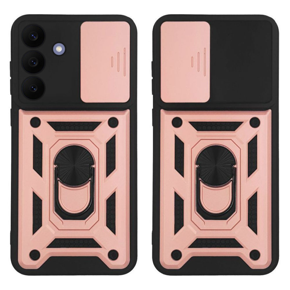 Θήκη Ring Armor CamPro Sonique για Samsung Galaxy S26 FE Ροζ Χρυσό