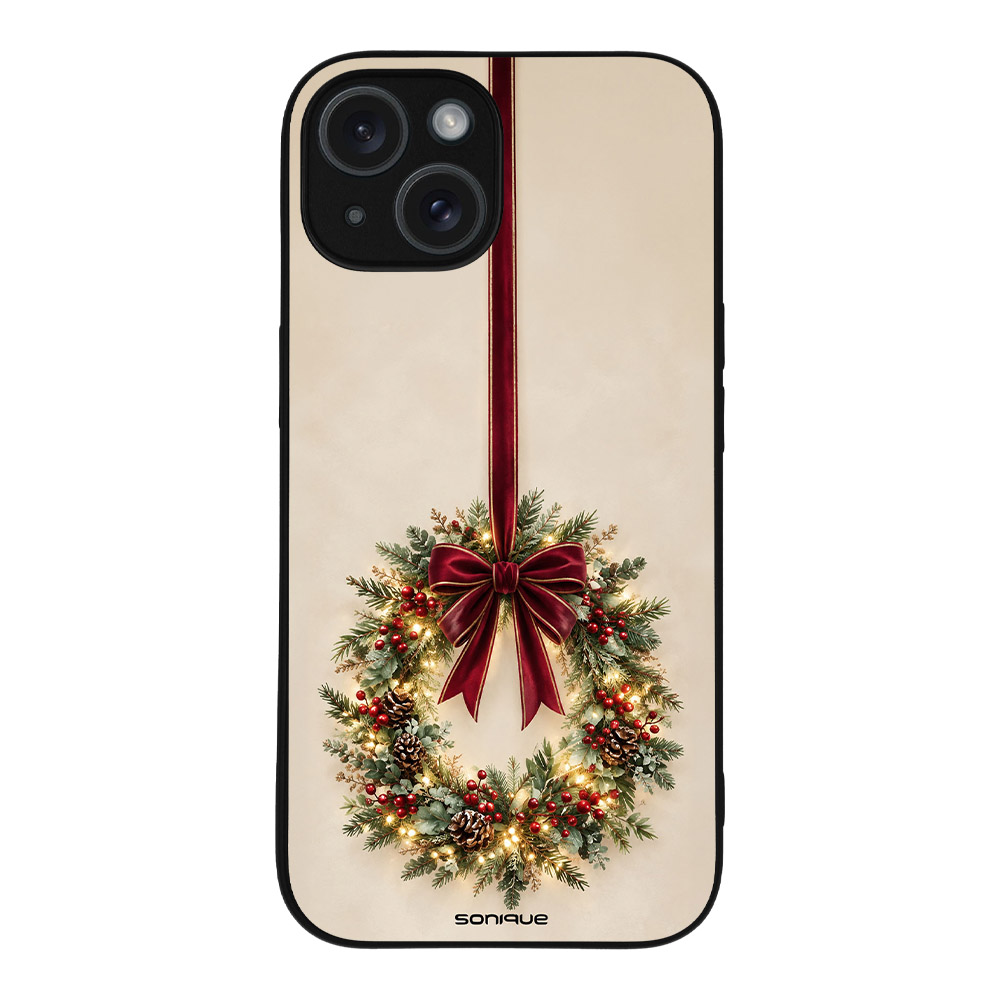 Θήκη Sonique It's Christmas Time Series για Apple iPhone 15 Στεφάνι