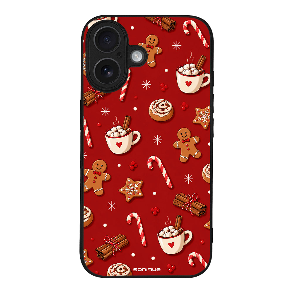 Θήκη Sonique It's Christmas Time Series για Apple iPhone 16 Hot Cocoa