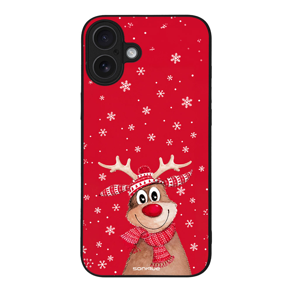 Θήκη Sonique It's Christmas Time Series για Apple iPhone 16 Plus Ρούντολφ