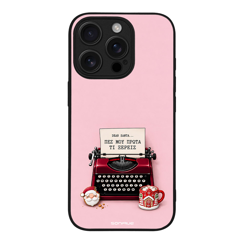 Θήκη Sonique It's Christmas Time Series για Apple iPhone 16 Pro Dear Santa – Female