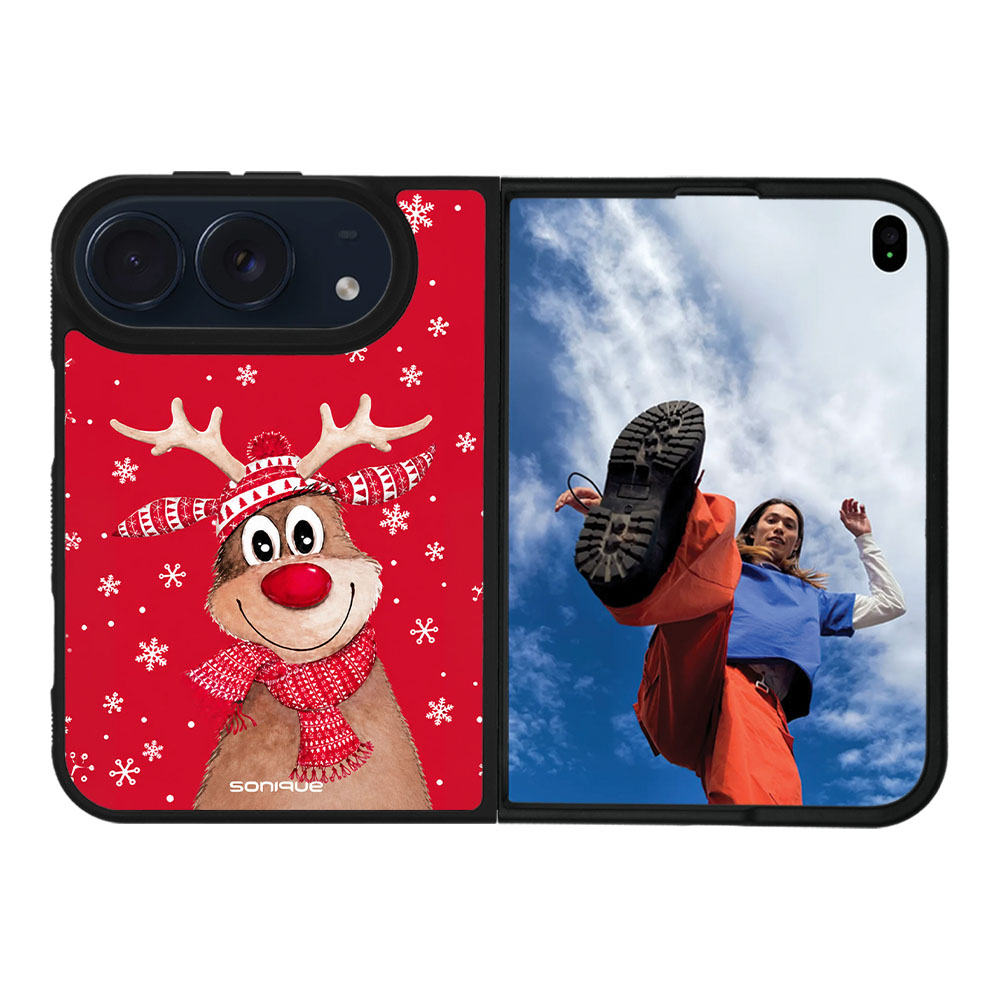 Θήκη Sonique It's Christmas Time Series για Apple iPhone 18 Duo Ρούντολφ