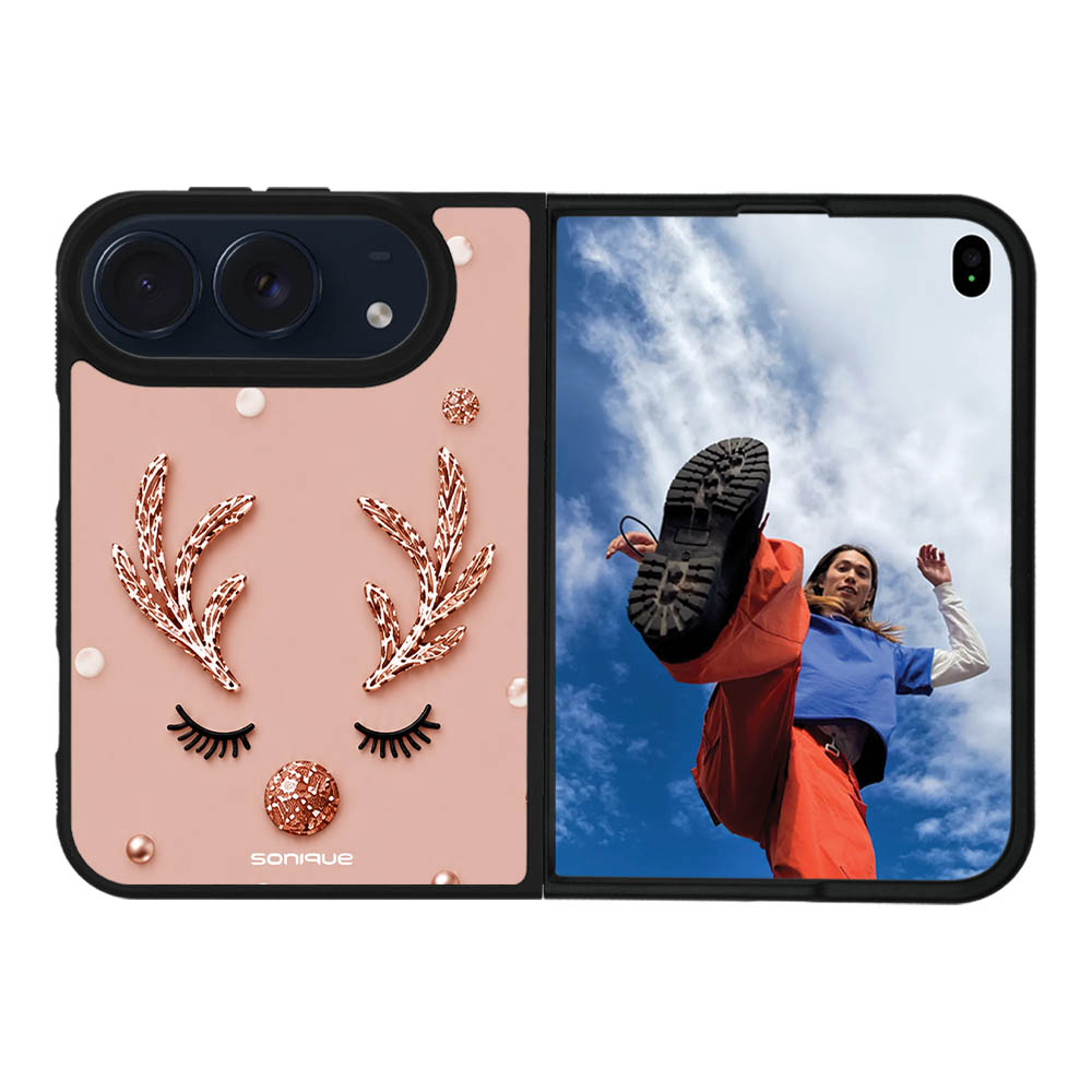Θήκη Sonique It's Christmas Time Series για Apple iPhone 18 Duo Glitter Reindeer