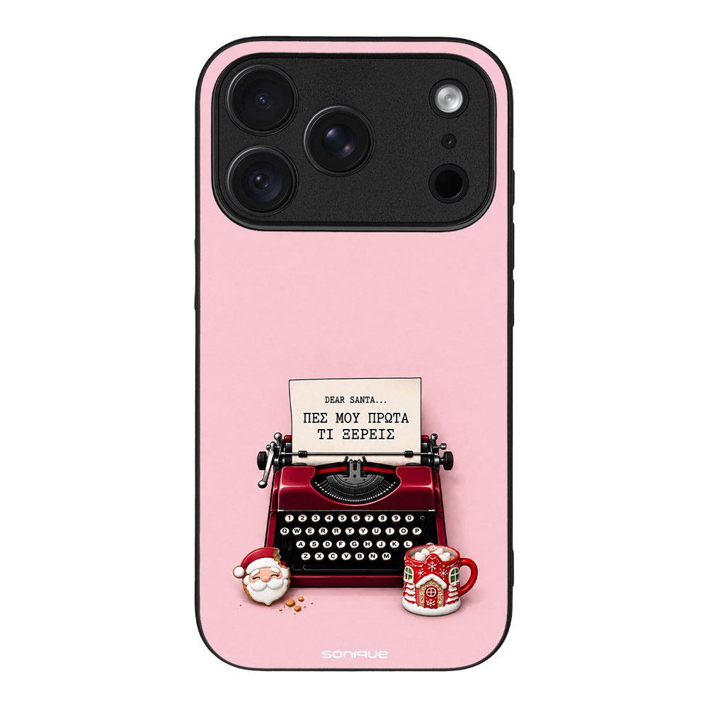 Θήκη Sonique It's Christmas Time Series για Apple iPhone 18 Pro Dear Santa – Female