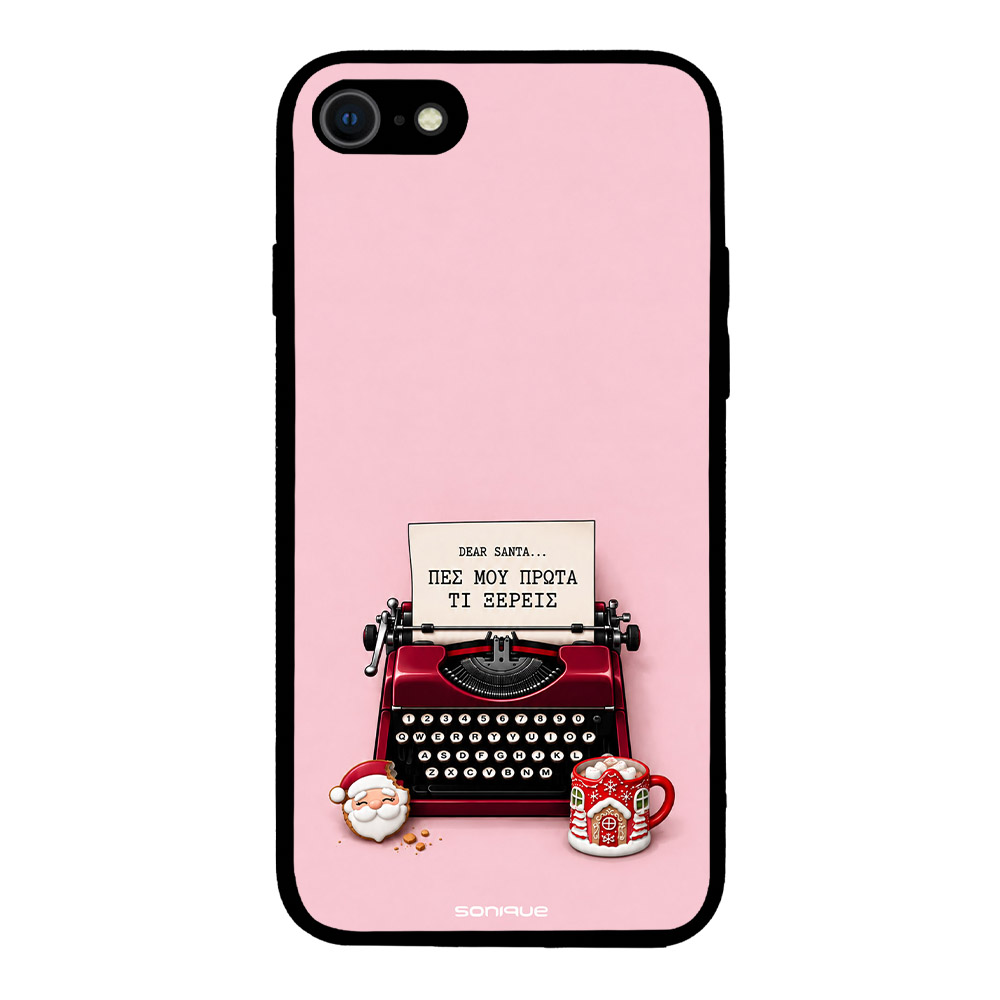 Θήκη Sonique It's Christmas Time Series για Apple iPhone 7 / iPhone 8 / iPhone SE 2020 / iPhone SE 2022 Dear Santa – Female