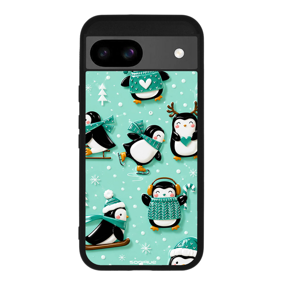Θήκη Sonique It's Christmas Time Series για Google Pixel 8a 5G Sweet Penguin