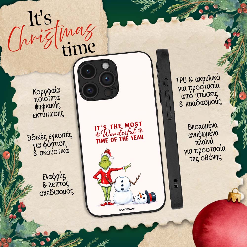 Θήκη Sonique It's Christmas Time Series για Google Pixel 9 5G Wonderful Grinch